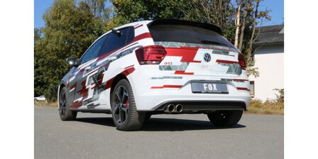 Fox uitlaat VW Polo AW1 GTI einddemper - 2x90 Typ 16