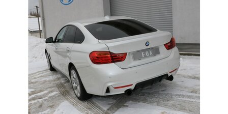 BMW F36 - 420i 428i einddemper rechts/links - 1x80  12 rechts/links zwart ge&euml;mailleerd