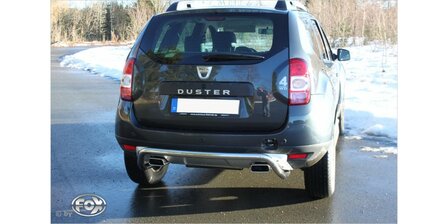 Dacia Duster 4x4 Facelift einddemper dwars uitgang rechts/links - 145x65  59 rechts/links