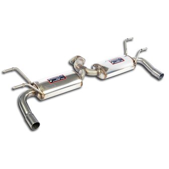 Supersprint Rear exhaust Right - Left  124 ABARTH Spyder 1.4T (170 Hp) 2016 -&gt;