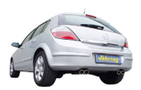 Sebring Opel Astra H 04- einddemper links/rechts uitgang 