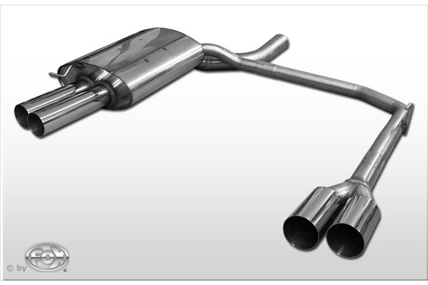 Rieger exhaust silencer, left/right 4x90mm
