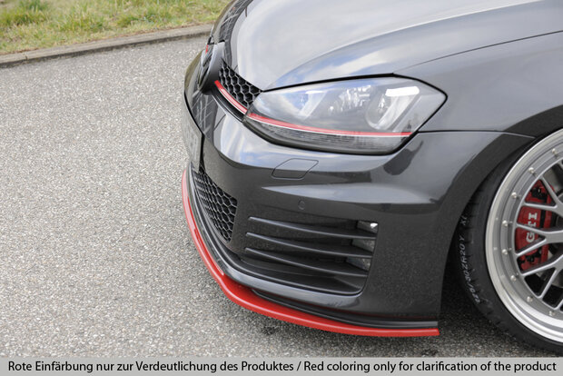 Rieger front Spoilerzwaard alleen voor GTI/GTD ABS plastic VW golf 7 gtd gti