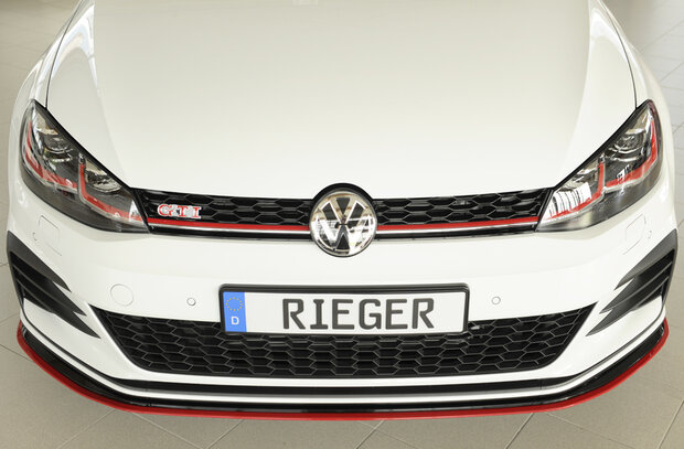 Rieger front Spoilerzwaard alleen voor GTI - TCR ABS plastic VW golf 7 gti tcr