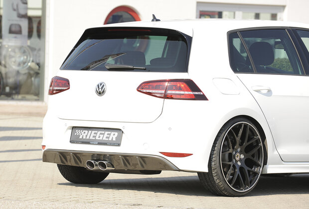 Rieger diffuser carbon-look VW golf 7