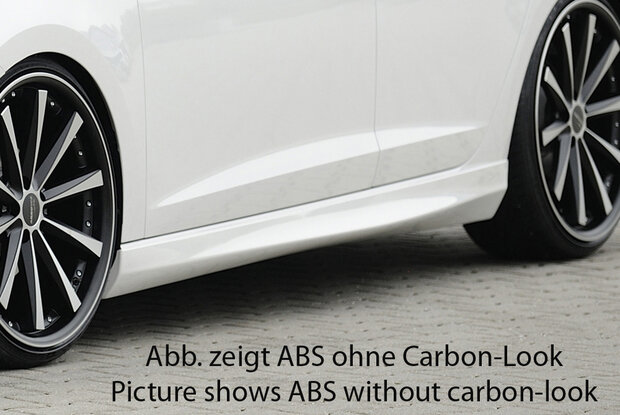 Rieger side skirt carbon-look rechts VW golf 7 gti gtd r