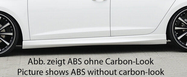 Rieger side skirt carbon-look rechts VW golf 7 gti gtd r
