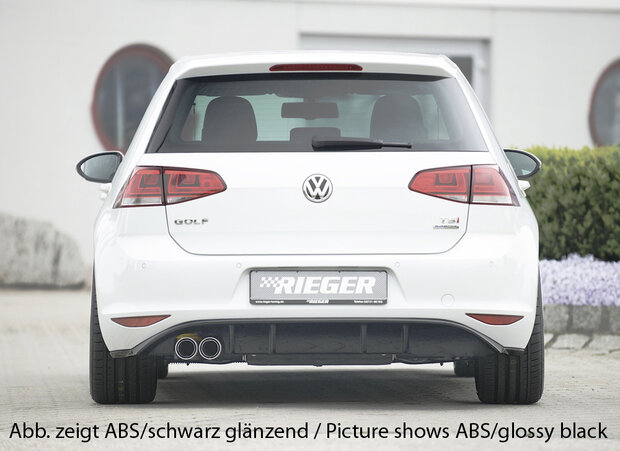 Rieger diffuser carbon-look VW golf 7 gtd