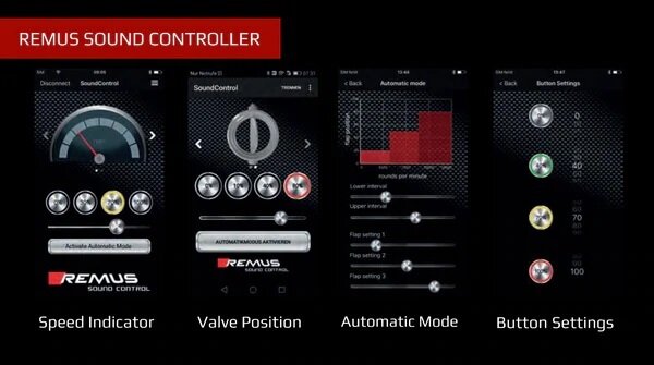 VW Polo [6R] Remus sound controller app control