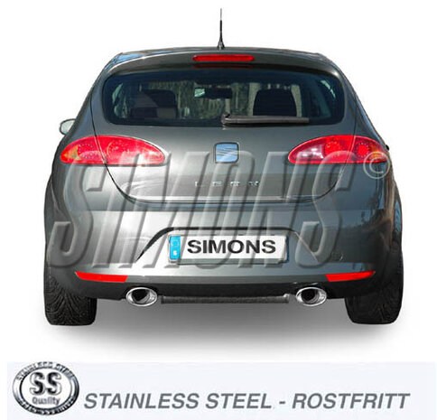 Simons Cat-back Seat Leon & Cupra [1P] Hatchback