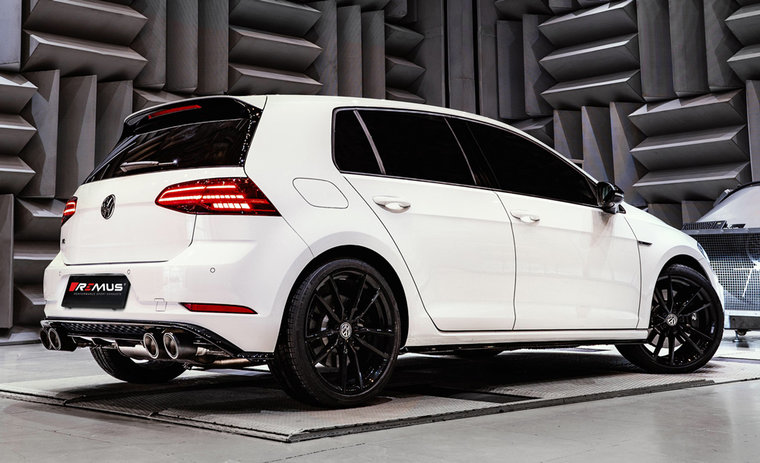 VW Golf 7 GTi Performance Facelift Remus einddemper L/R dubbele uitgang