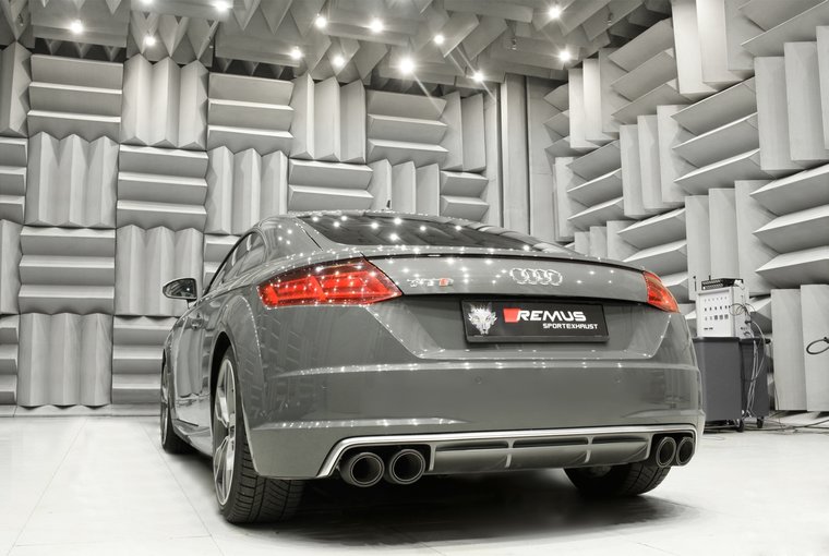 Audi TTS [8S] Quattro Cabrio Remus einddemper L/R dubbele uitgangen