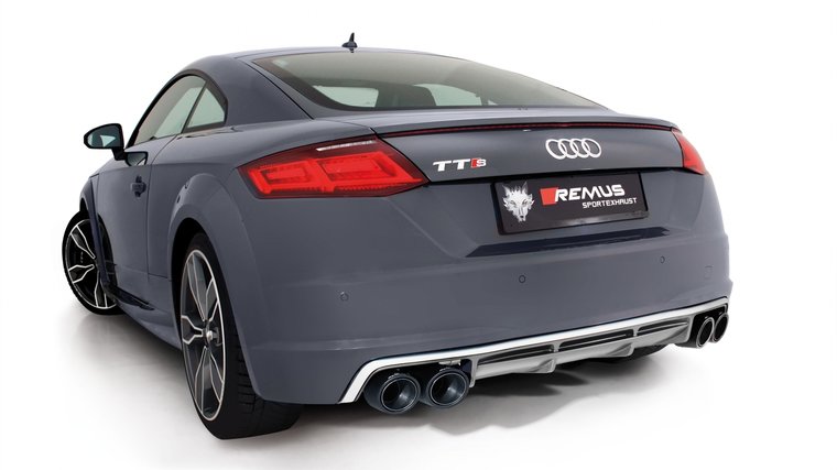 Remus uitlaat Audi TTS [8S] Quattro Cabrio Einddemper L/R dubbele uitgangen