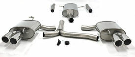 Audi A5 [8T] Quattro Coup&eacute;/Sportback vanaf 2006 Simons Downpipe-back uitlaatsysteem