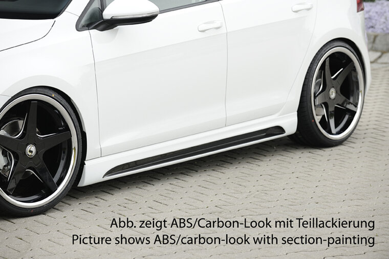 Rieger side skirt rechts VW golf 7 gtd r gti