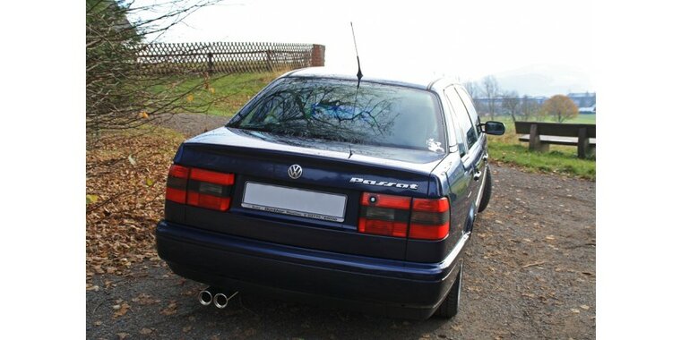 Fox uitlaat VW Passat 35i - Bj. van 10/93` einddemper - 2x80 Typ 13