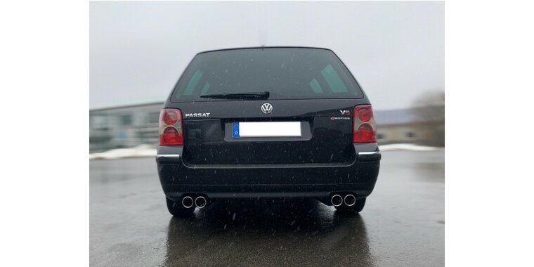 Fox uitlaat VW Passat 3B/ 3BG 4-Motion W8 look einddemper rechts/links - 2x76 Typ 16 rechts/links verschoven