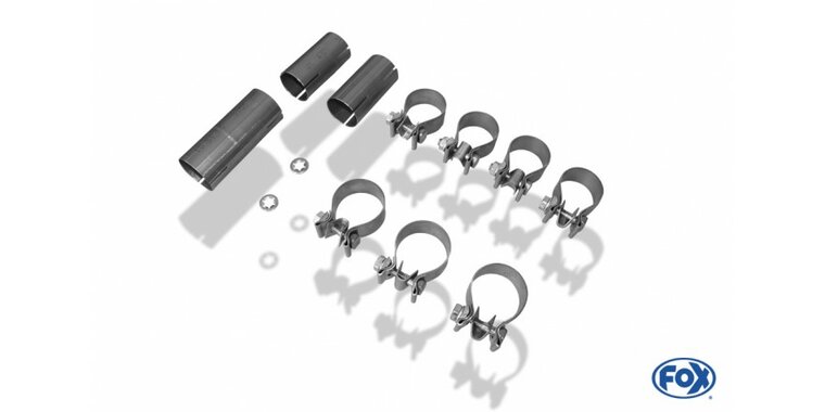 Fox uitlaat VW Passat 3C 4-Motion einddemper rechts/links - 1x100 Typ 17 rechts/links