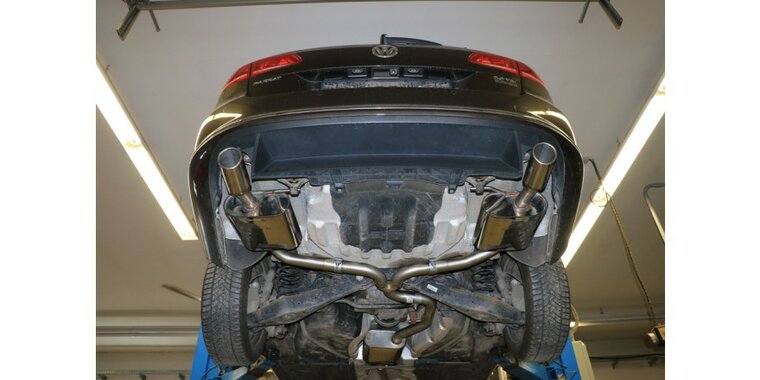 Fox uitlaat VW Passat 365 - 4-Motion einddemper rechts/links - 1x100 Typ 16 rechts/links