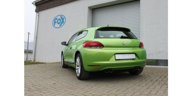 Fox uitlaat VW Scirocco - 13 einddemper uitgang rechts/links - 2x80 Typ 25 rechts/links