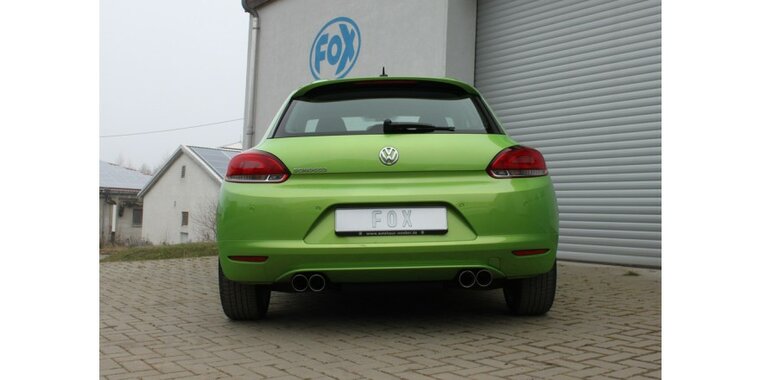 Fox uitlaat VW Scirocco - 13 einddemper uitgang rechts/links - 2x80 Typ 25 rechts/links