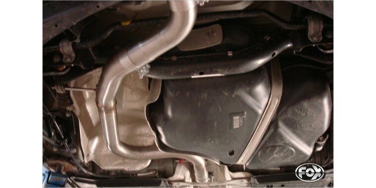 Fox uitlaat VW Scirocco - 13 middendemper vervangende pijp &Oslash; 70mm