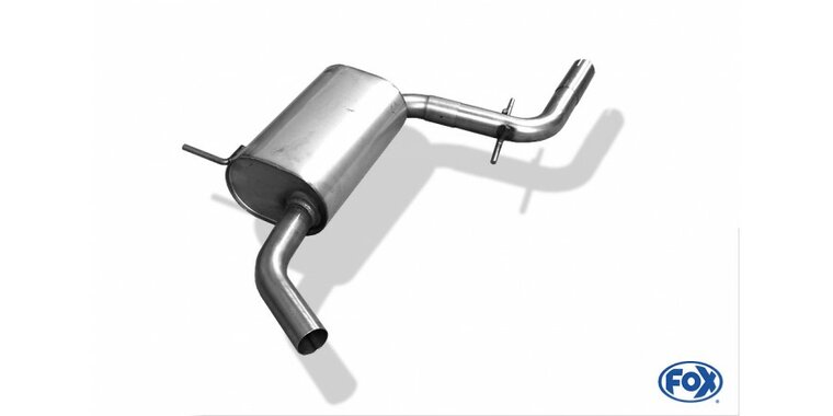Fox uitlaat VW Scirocco - 13 middendemper