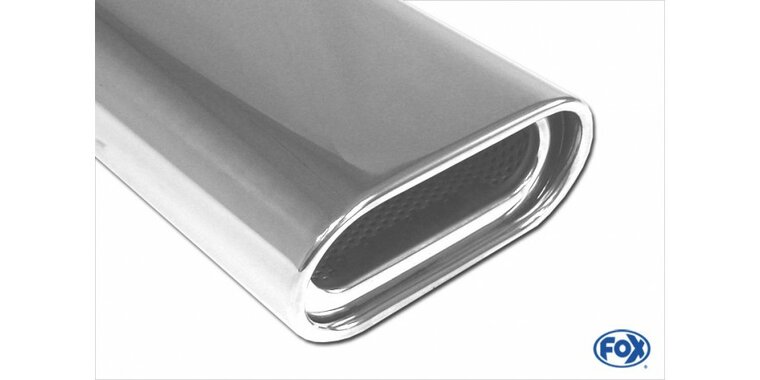 Fox uitlaat VW Polo 6N einddemper &Oslash; 50mm - 135x80 Typ 53