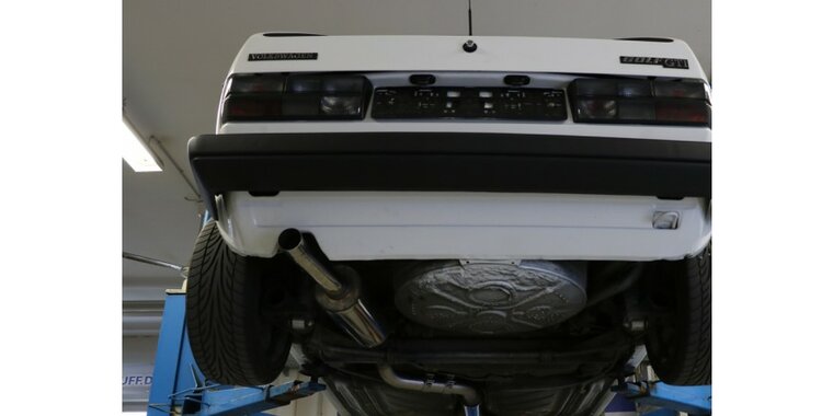 Fox uitlaat VW Golf 1 GTI einddemper &Oslash; 63.5mm - 1x63.5 Typ 23