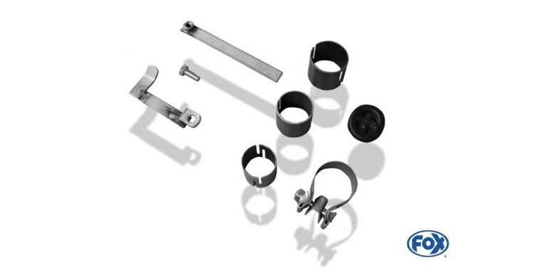 Fox uitlaat VW Vento einddemper - 2x76 Typ 18