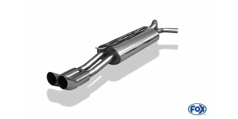 Fox uitlaat VW Bora 1J/ Bora Variant 1J einddemper - 2x76 Typ 18
