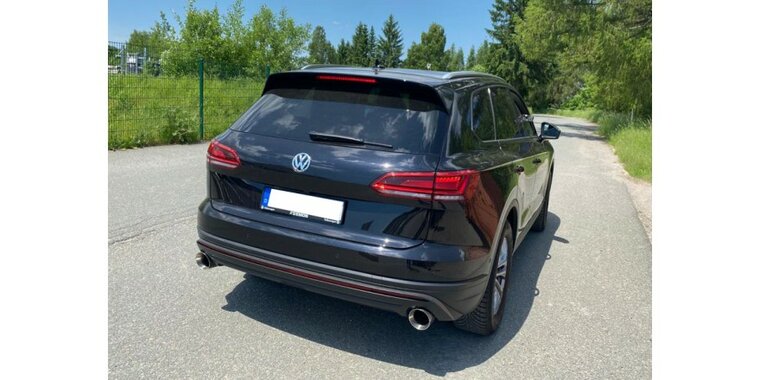 Fox uitlaat VW Touareg Typ CR7 einddemper uitgang rechts/links - 1x114 Typ 25 rechts/links