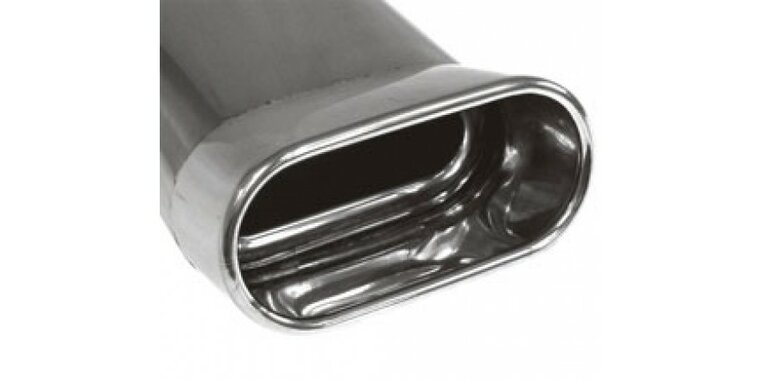 Fox uitlaat VW Eos  1F einddemper uitgang rechts/links - 160x80 Typ 57 rechts/links