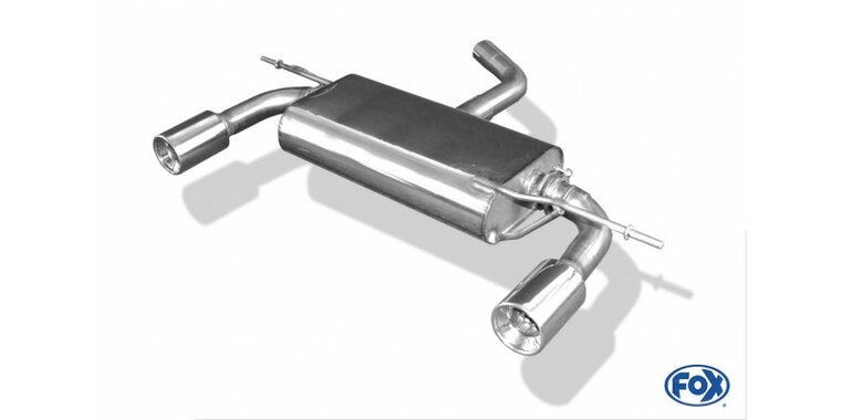 Seat Altea 5P - voorwielaandrijving einddemper uitgang rechts/links - 1x90 Typ 13 rechts/links