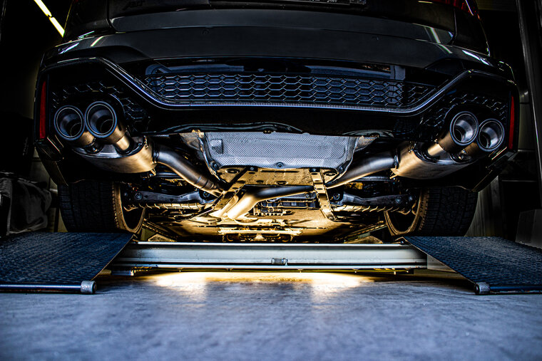 Remus uitlaat Audi RS6 [C8] GPF-Back-system L/R (Non-Resonated) Zonder EG goedkeuring