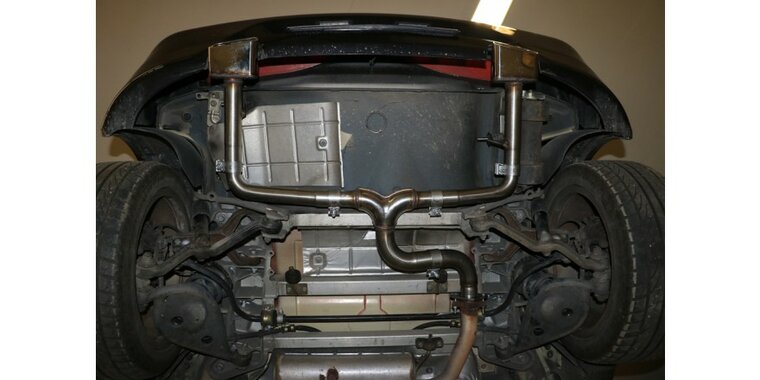 Alfa GTV  916 uitlaatsysteem uitgang rechts/links - 145x65  59 rechts/links