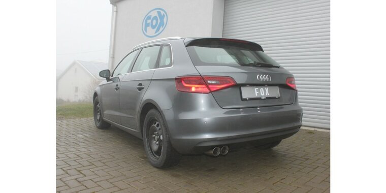 Audi A3 - 8V Sportback einddemper eenzijdig - 2x80  25