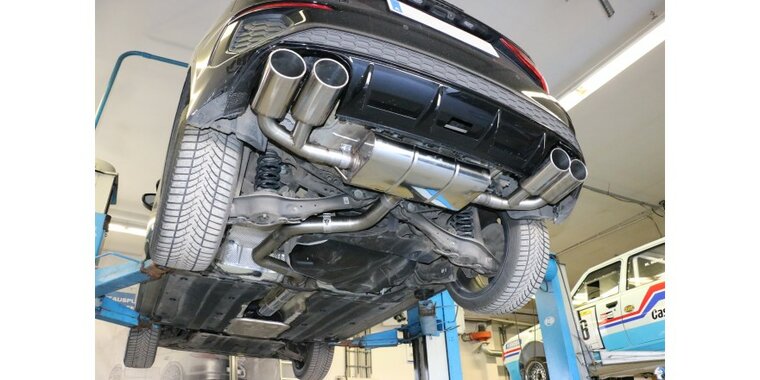 Audi A3 - GY Sportback einddemper uitgang rechts/links - 2x115x85 32 rechts/links passend voor S3 bumper