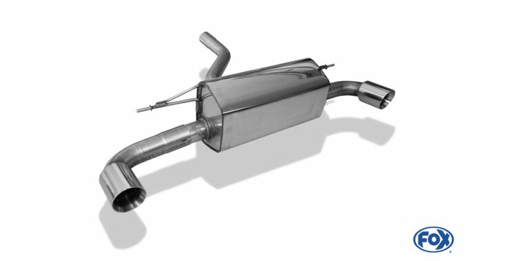 BMW F20/F21 - 120d einddemper dwars uitgang rechts/links - 1x90  25 rechts/links
