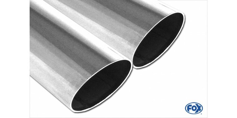 BMW X3 F25 einddemper dwars uitgang rechts/links - 2x90  14 rechts/links