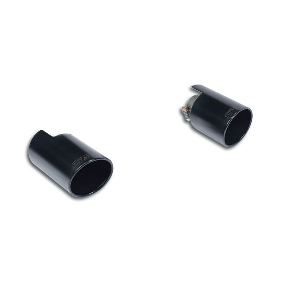 Supersprint Endpipe kit Right O100 - Left O100 &quot;Gun Metal Grey&quot; ALFA ROMEO STELVIO / STELVIO Veloce Ti 2.0i Turbo Q4 (280 Hp) 2020 -&gt;