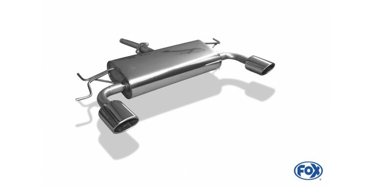 Hyundai Tucson 2.0l - JM einddemper dwars uitgang rechts/links - 115x85 Typ 32 rechts/links