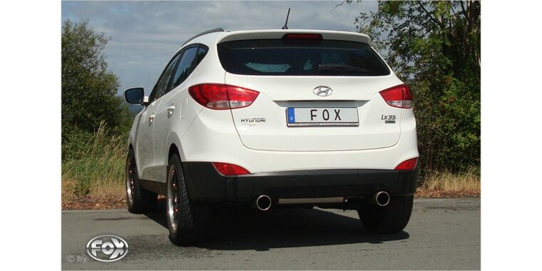 Hyundai ix35 einddemper uitgang rechts/links - 1x100 Typ 12 rechts/links