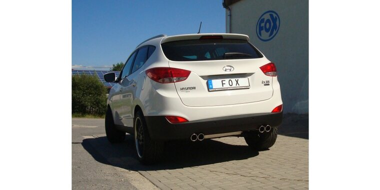 Hyundai ix35 einddemper uitgang rechts/links - 2x80 Typ 16 rechts/links