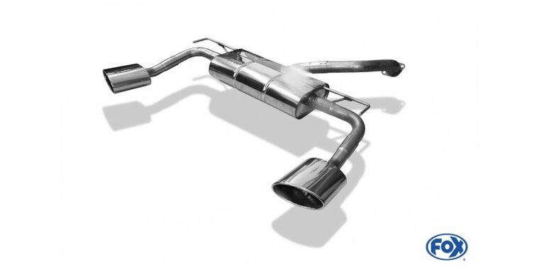 Hyundai Kona 2WD Ironman einddemper uitgang rechts/links - 160x90 Typ 38 rechts/links