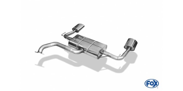 Hyundai Kona 2WD Ironman einddemper uitgang rechts/links - 160x90 Typ 38 rechts/links