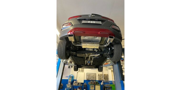 Hyundai Kona 2WD Ironman einddemper uitgang rechts/links - 145x65 Typ 59 rechts/links