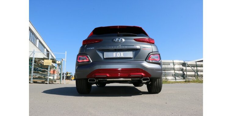 Hyundai Kona 2WD Ironman einddemper uitgang rechts/links - 145x65 Typ 59 rechts/links