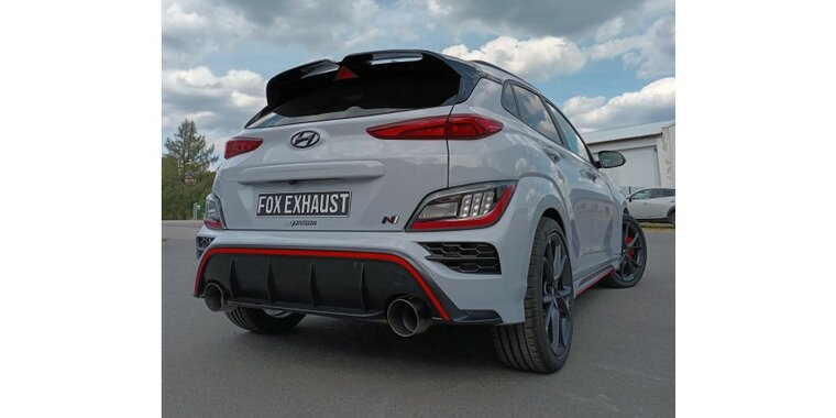 Hyundai Kona N einddemper dwars uitgang rechts/links - 1x130 Typ 14 rechts/links