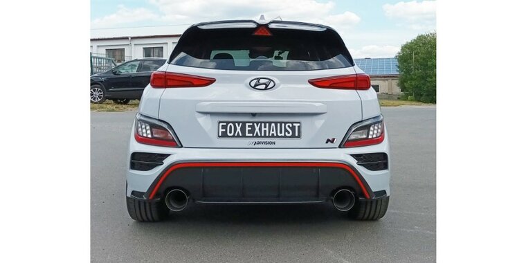 Hyundai Kona N einddemper dwars uitgang rechts/links - 1x130 Typ 14 rechts/links